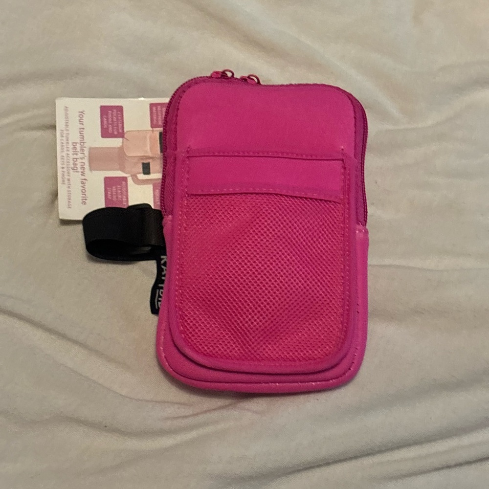 Pink KatyDid Tumbler Zipper Pouch